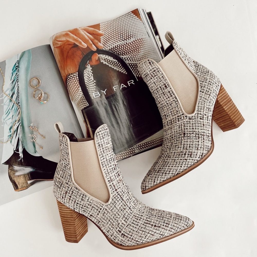 Tweed Boots